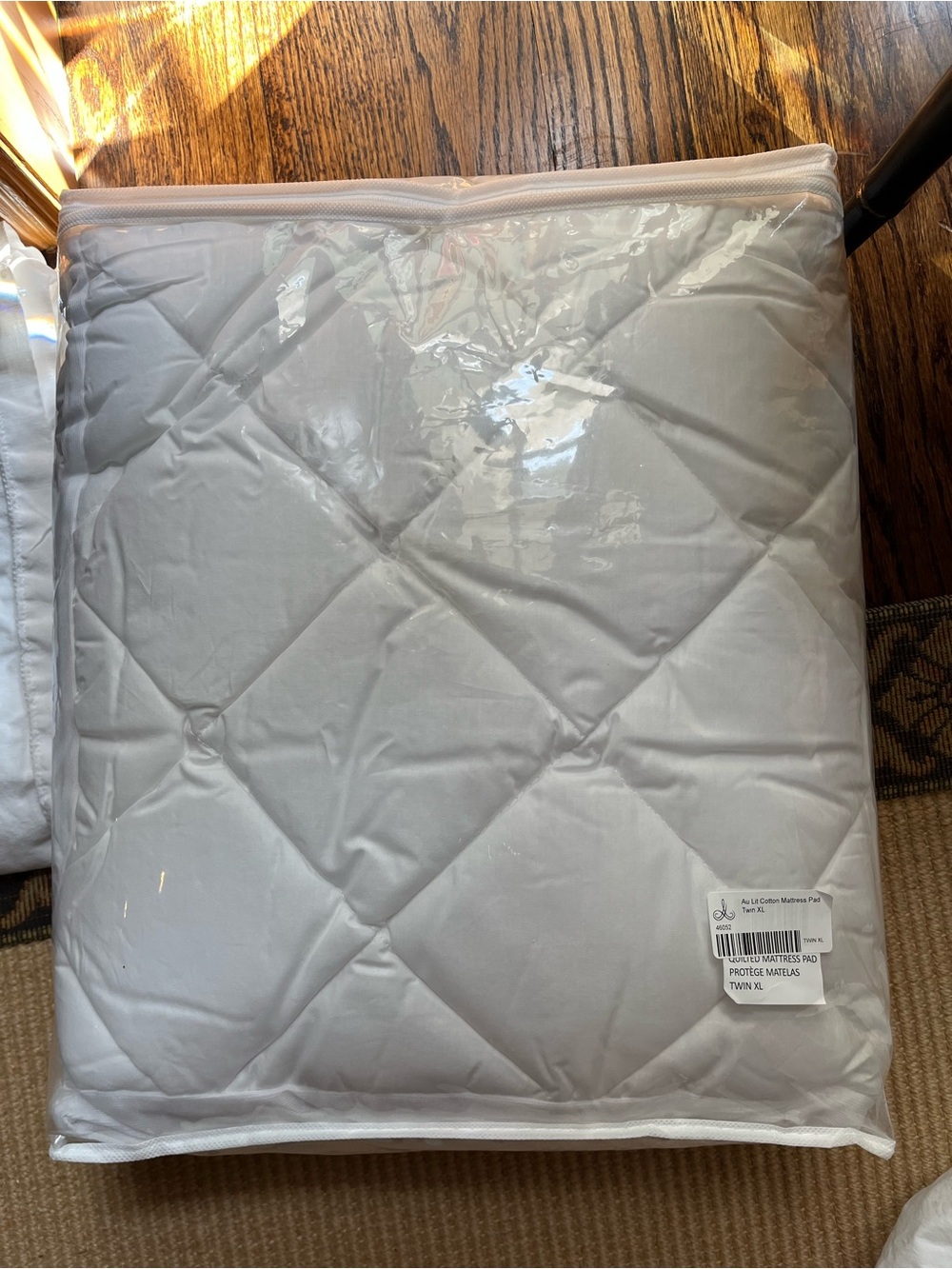 White Quilted Mattress Cover - Au Lit Premium Protector